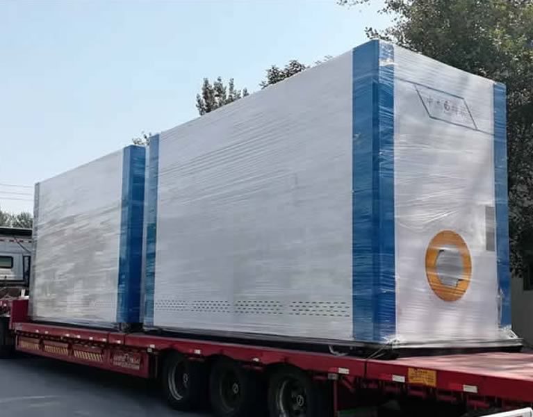 陜西榆林3臺(tái)ZWNS真空熱水鍋爐